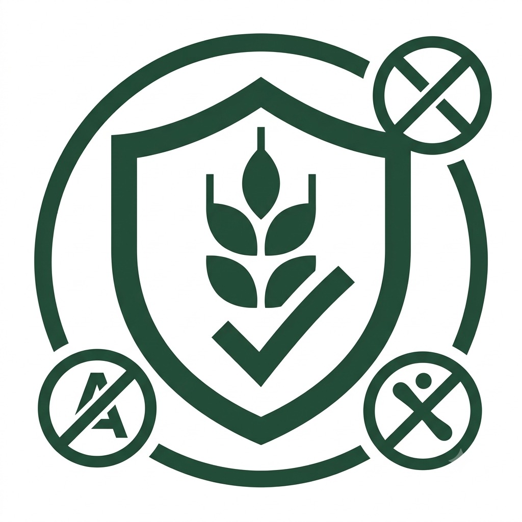 Cattle feed pellets free from artificial additives